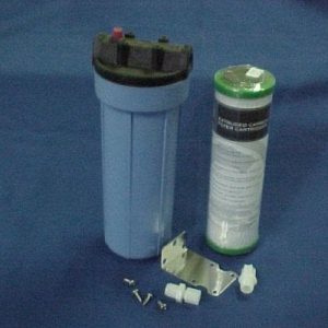 Filter kit, 1 Micron carbon filter with housing