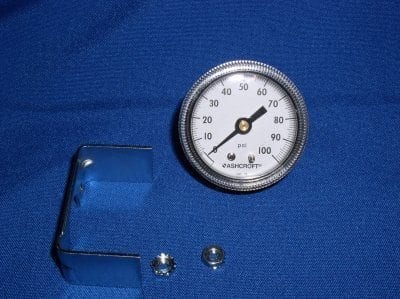 Incoming Water Pressure Gauge for C-630