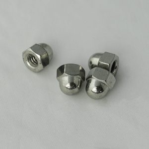 Nut, acorn hex nut, Pack of 4.