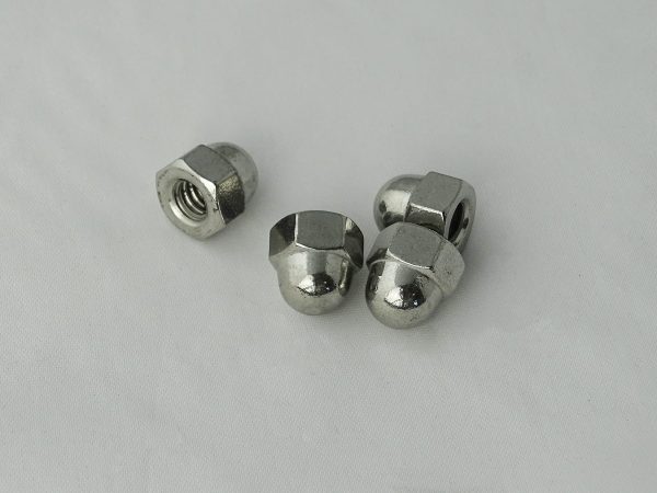 Nut, acorn hex nut, Pack of 4.