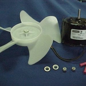 Fan motor kit w/blade & conn. Most Models 240 Volt