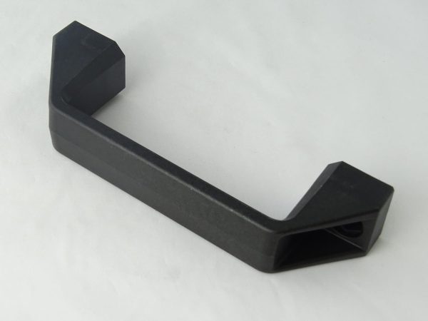 Handle, black plastic - Image 2