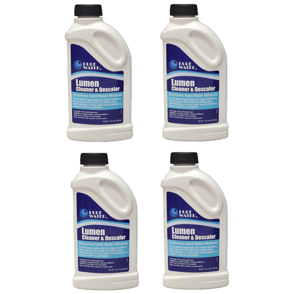 Lumen Cleaner & Descaler, Water Distiller Cleaner, 4 pack *MUST SHIP FedEx*  LIMIT 1 Per Order